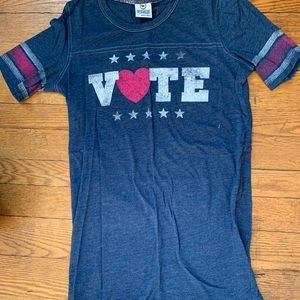 Victoria’s Secret PINK 3/4 Sleeve VOTE Shirt